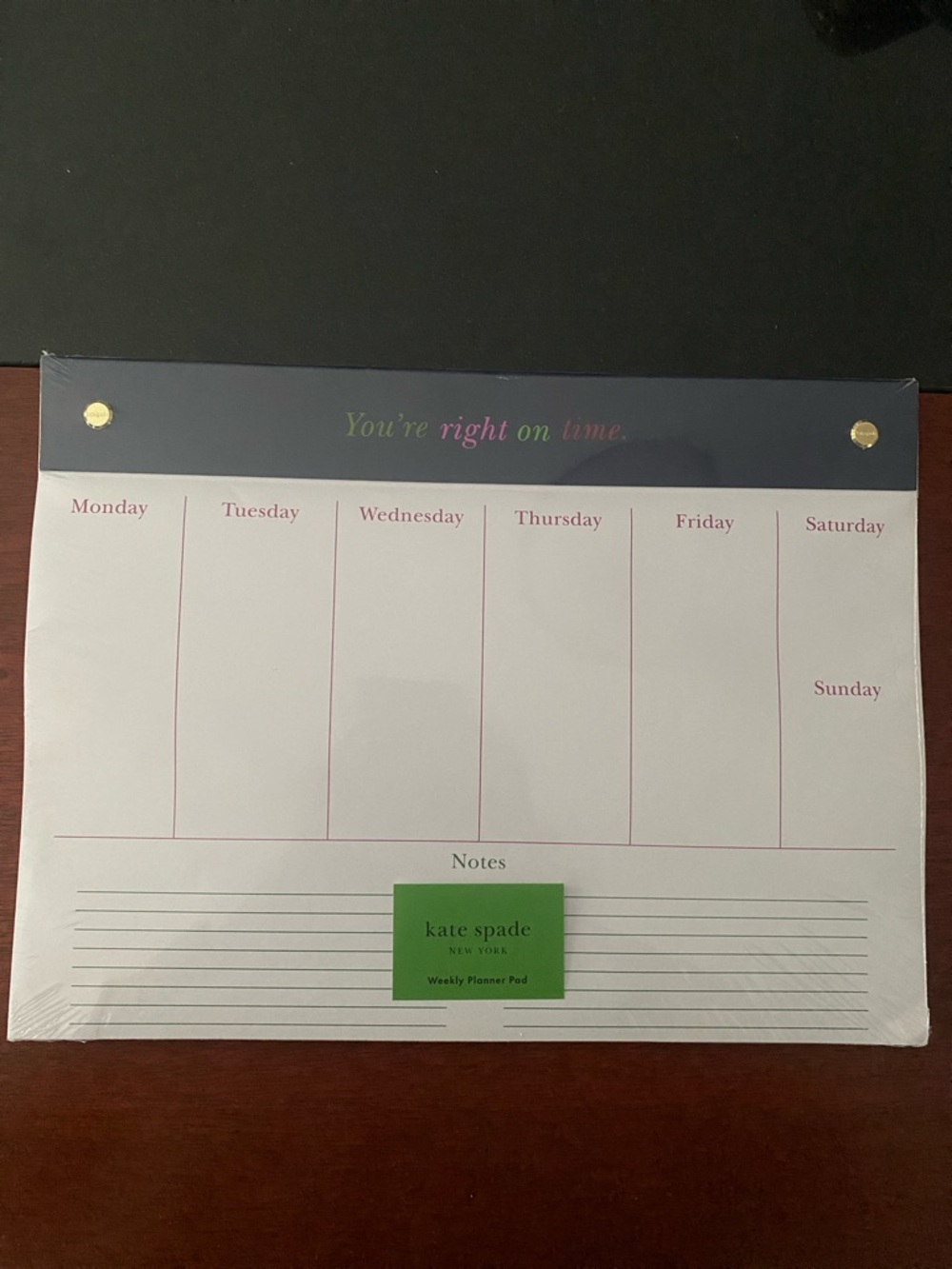 kate spade Weekly Planner Notepad, 52 Pages - Sealed NWT!